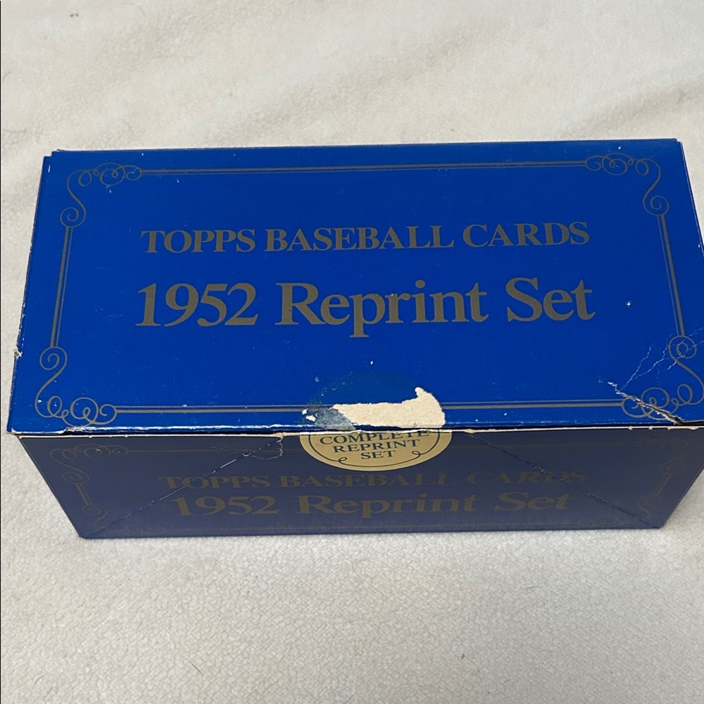 Topps Blue 1952 Reprint Baseball Card Set